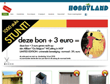 Tablet Screenshot of hobbyland.be
