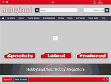 Tablet Screenshot of hobbyland.gr